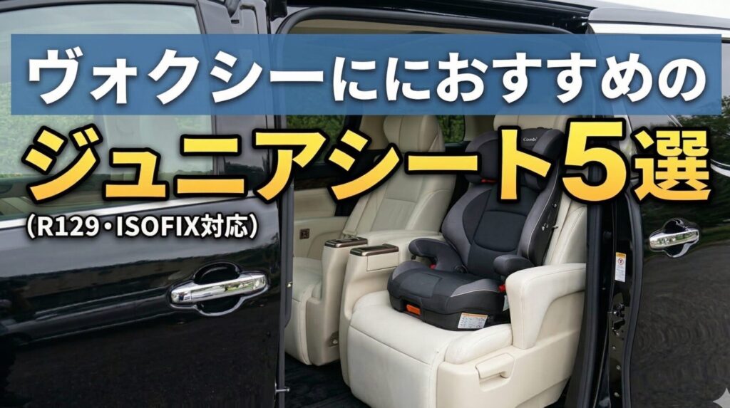 ヴォクシーおすすめジュニアシート5選を現役整備士が厳選